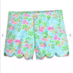 DISNEY!!! Lilly Pulitzer Scallop Short Brand New